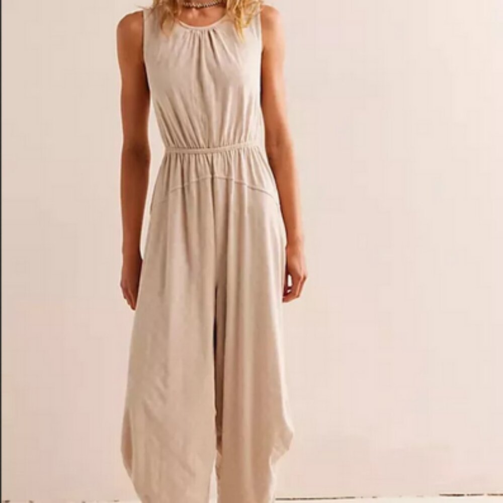 Free People Torino French Oak Jumpsuit